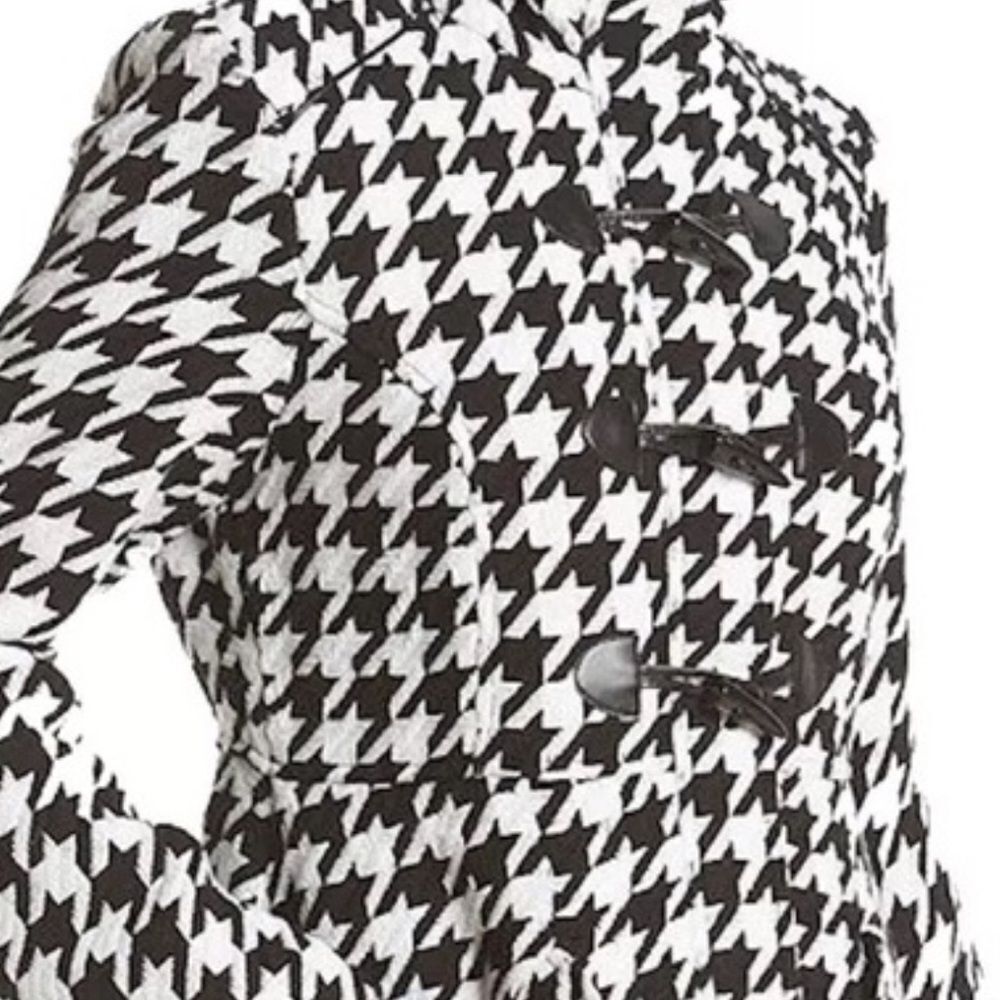 Rampage Houndstooth Maddy Toggle Jacket - image 2
